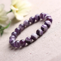 Dream Amethyst Unisex Beaded Bracelet - Image 3